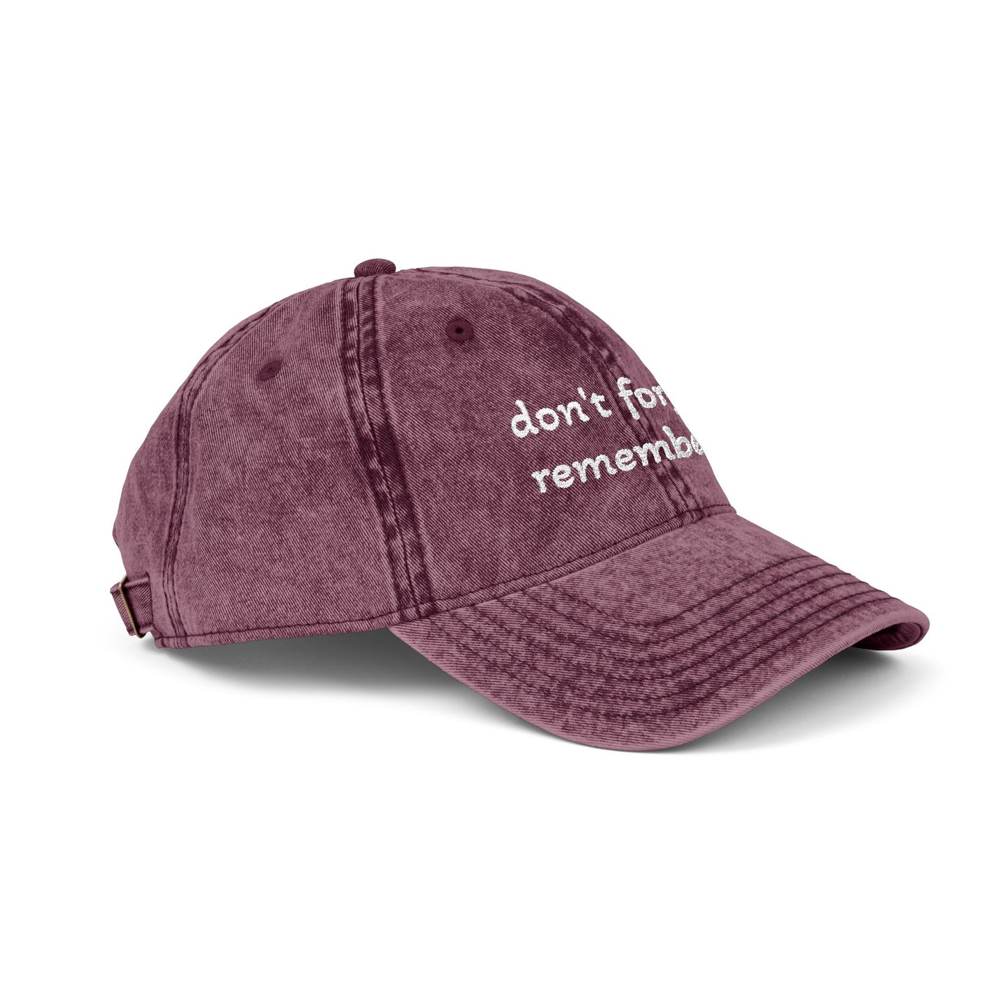 vintage cap burgundy
