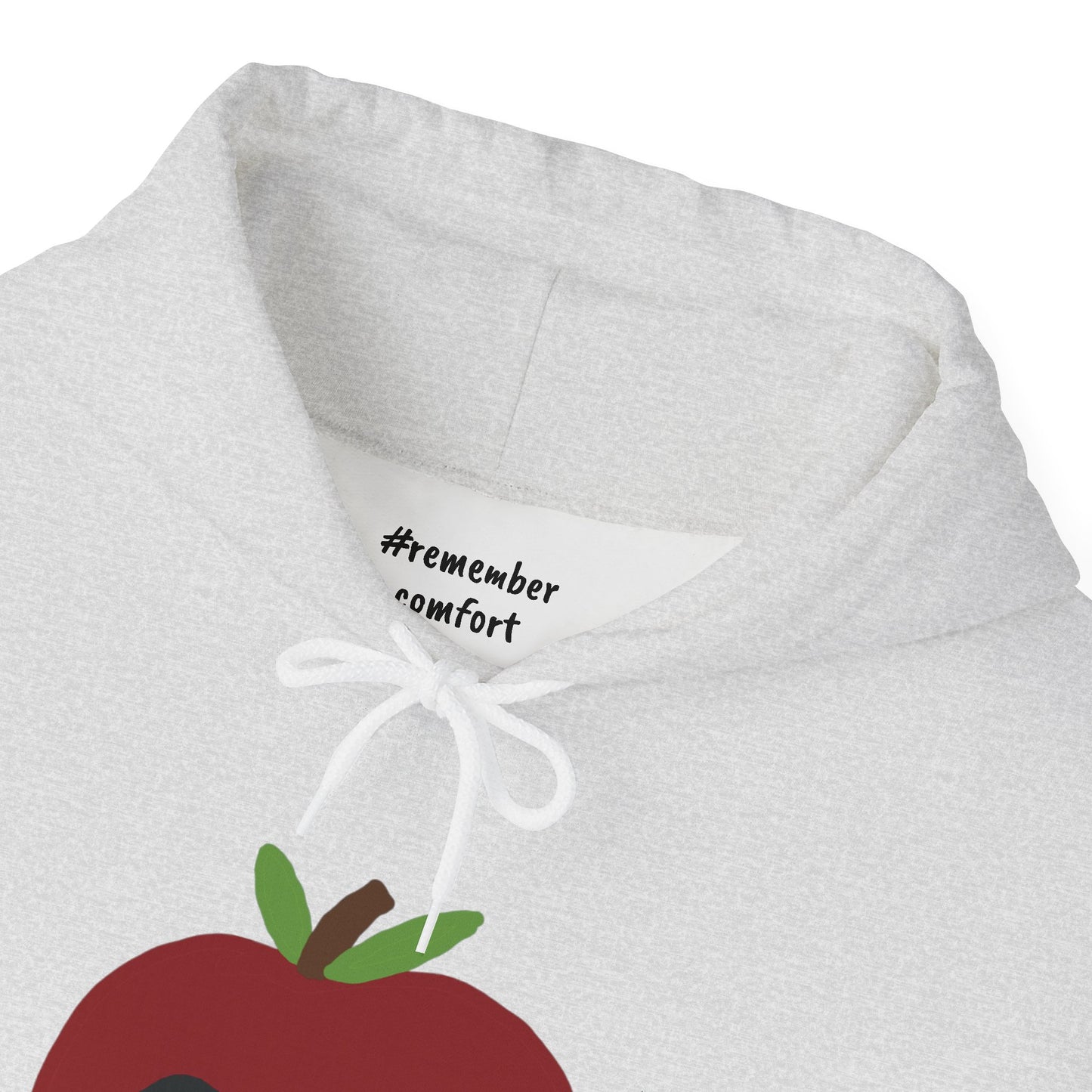 apple apology hoodie white