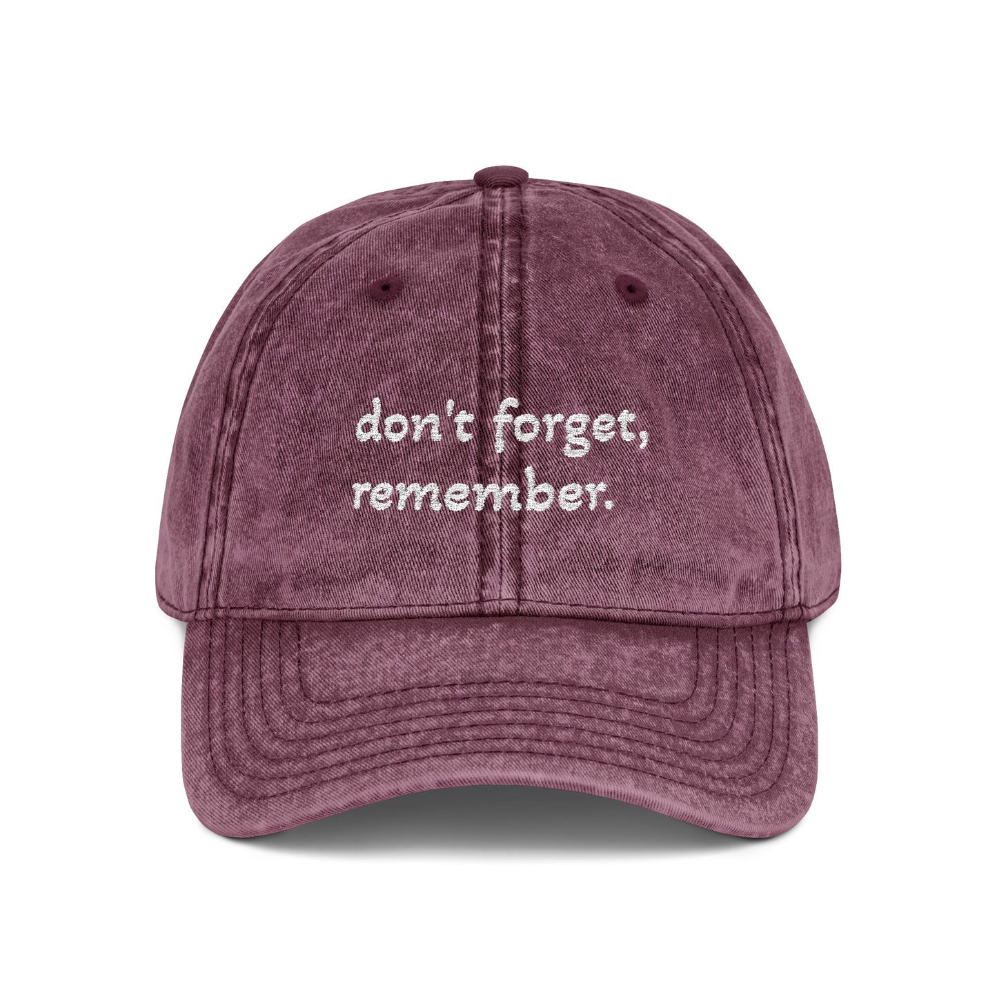 vintage cap burgundy