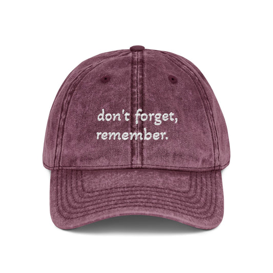 vintage cap burgundy